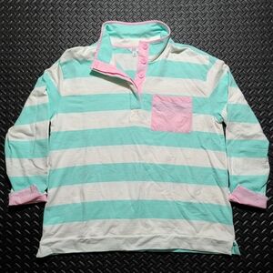 Crown & Ivy polo jersey top women's size 1XL